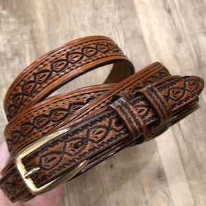 Frontier Leather Western Belt 46